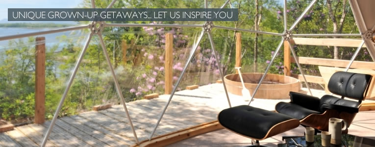 Unique grown up getaways. Let us inspire you.