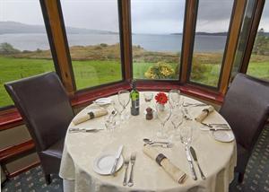 The Asknish Bay Restaurant at Loch Melfort Hotel, near Oban